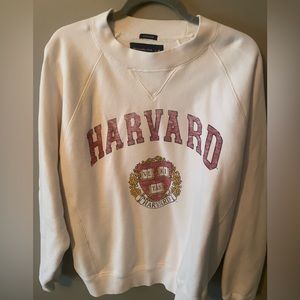 Abercrombie oversized heavyweight crew Harvard sweatshirt size medium